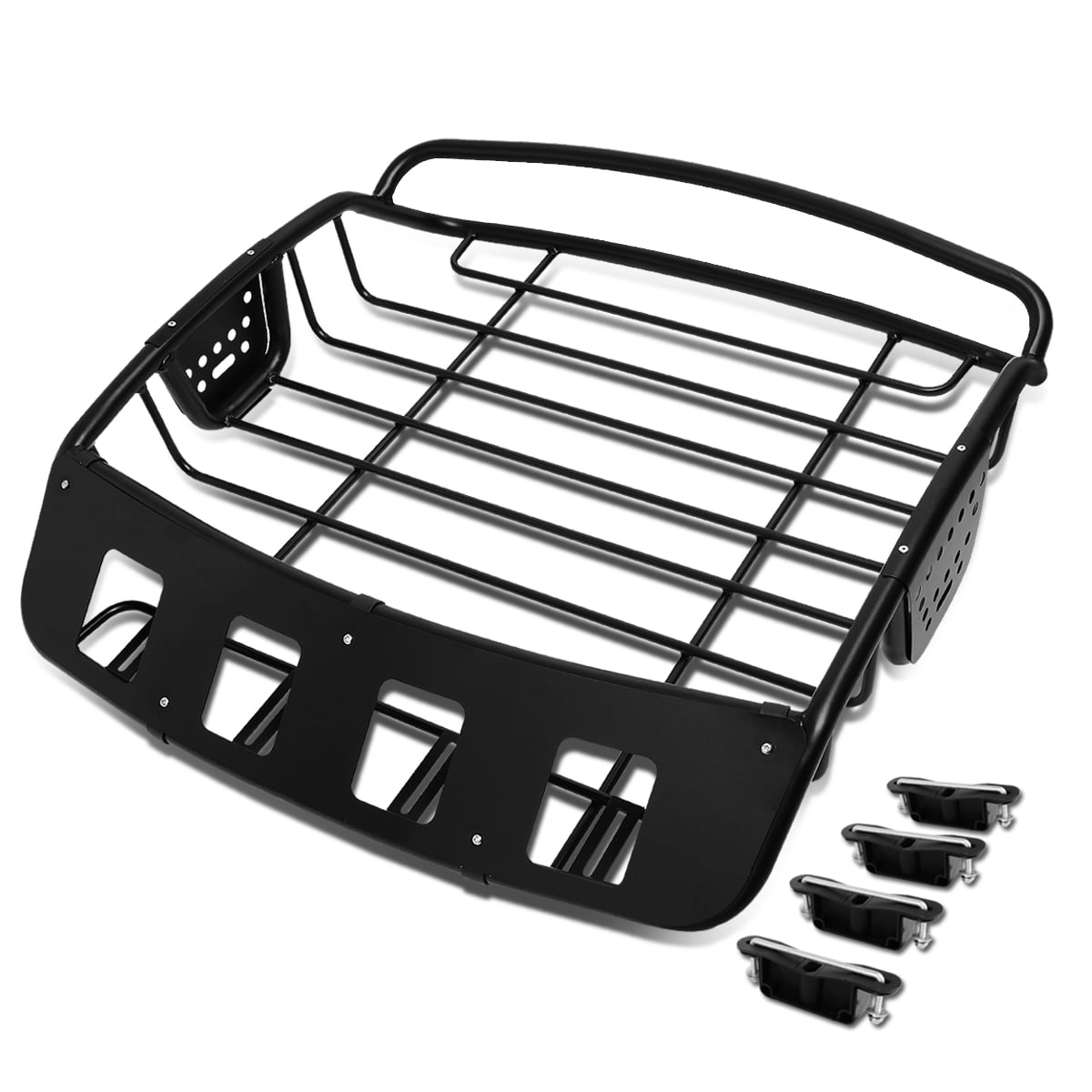 Universal Adjustable Heavy Duty Steel Roof Rack Cargo Basket Top