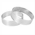 thumbnail image 3 of 20 Anillos Circulares para Tarta de 8 cm con Agujeros de Acero Inoxidable para Tartas, Quiches, Tartas, Mousse, Moldes para Hornear en la Cocina, 3 of 5