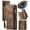 Brown, variant on Case for Samsung Galaxy Note 10 Wallet Cover Trifold with Tpu Pc Handmade Leather Zipper Detachable Card Holder Strong Magnetic