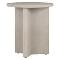 thumbnail image 4 of Evelyn&Zoe Anders 20" Wide Round Side Table, Alder White, 4 of 7