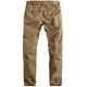 thumbnail image 3 of Pantalones a juego para hombre, ajustados, de pierna recta, casual, color caqui, 3 of 5