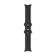 Google Pixel Watch 41 mm Black Stainless Steel Case with Black Watch Band, 1 Pack