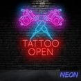 thumbnail image 3 of Handmadetneonsign Tattoo Open Neon Sign, Tattoo Studio Led Sign, Tattoo Artist Led Light, Ink Studio Wall Art Decor 81087, 3 of 5