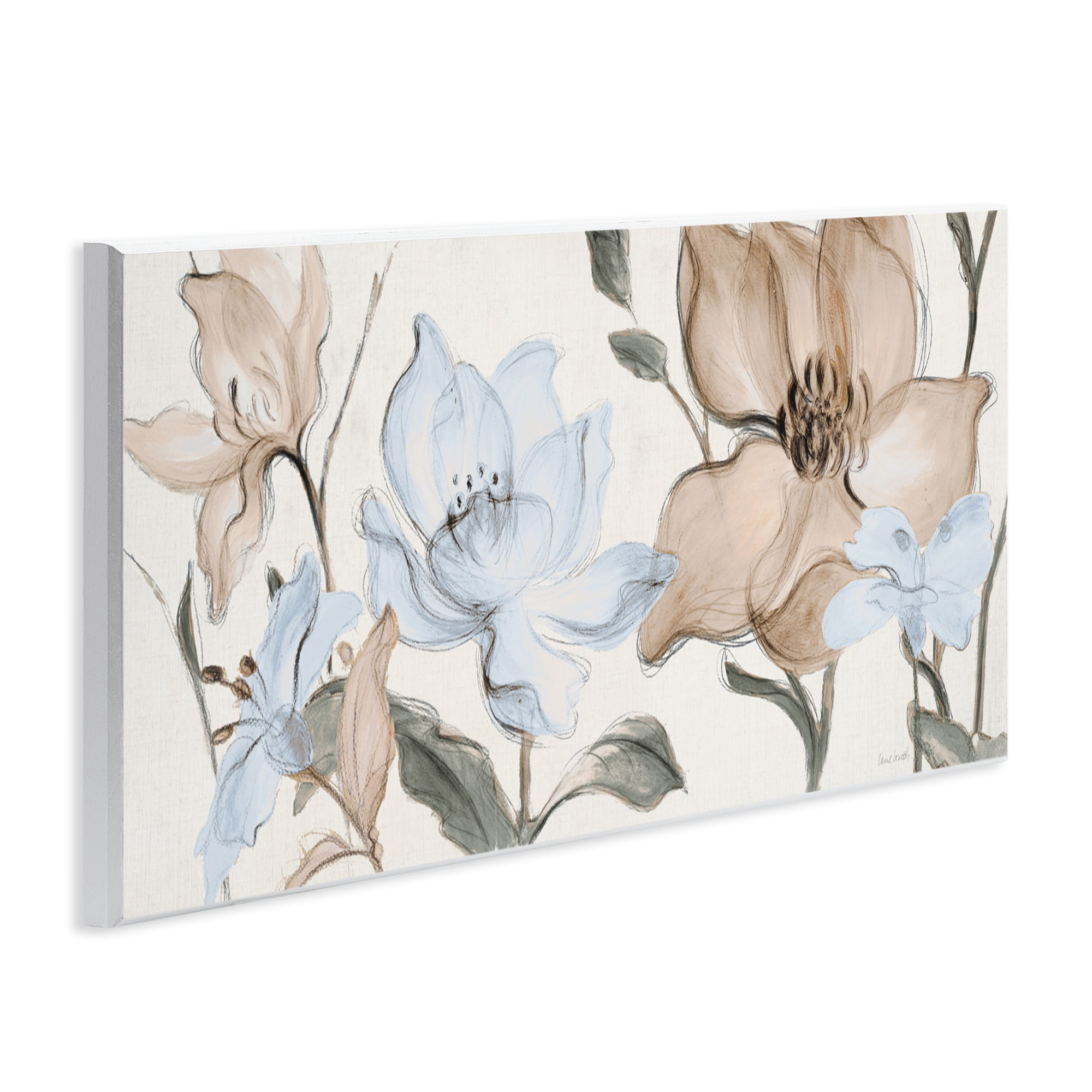 Stupell Industries Soft Whispering Florals Wall Plaque Art, design by Lanie Loreth