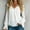 White, variant on WCJM Women's Long sleeve T-shirt Women's Elegant Casual Blouses Chiffon V Neck Long Sleeve Front Loose Fit Daily Styling Tops