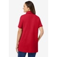 thumbnail image 2 of Woman Within Plus Size Perfect Short-Sleeve Polo Shirt, 2 of 6