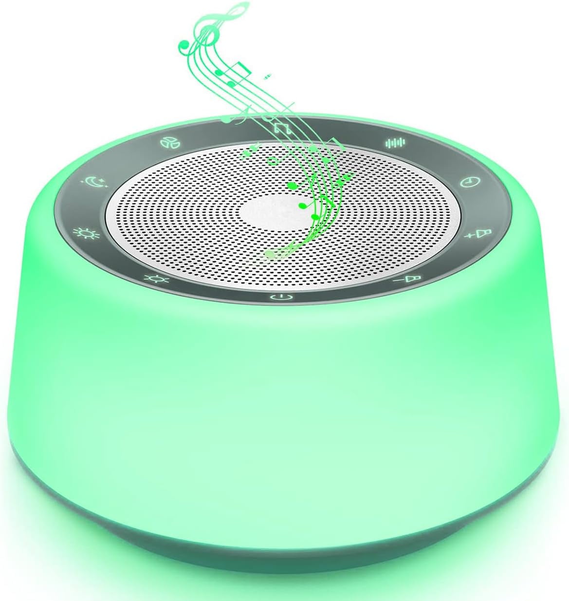 White Noise Machine,Sound Machine for Sleeping with 30 Soothing Sounds,7 Color Night Light with 5 Timers,Touch Control & Adjustable Brightness,Sleep Machine for Baby, Adults Home & Office