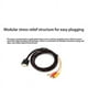 thumbnail image 3 of 2X Cable Adaptador, Cable RCA Cable de Audio RCA Cable VGA A AV Cable de Audio AV de 15 A 3 RCA Adaptador para HDTV PC DVD, 5 Pies / 1,5M, 3 of 5