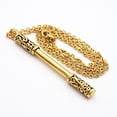 thumbnail image 4 of Collar con colgante de barra acero inoxidable Sunnimix oro 60mm 50cm 2.5mm, 4 of 8