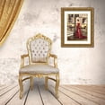 thumbnail image 3 of Rovere, Edoardo 25x32 Gold Ornate Wood Framed with Double Matting Museum Art Print Titled - Woman in New York, 3 of 4