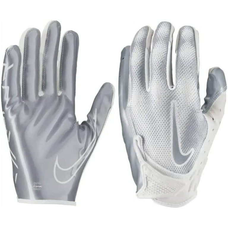 Nike Vapor Jet 7.0 Football Gloves White | Silver | Silver LG