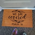 thumbnail image 3 of Clearance Sale Rongxk 1Pc Door Mat Carpet We Are Covered Psalms 91 Religious Doormat, 3 of 9