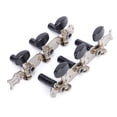 thumbnail image 1 of 6 Pcs Tuners de Guitare Classique à Chevilles Têtes de Machine à Engrenages Ouverts Pièce Chromée 3R+3L Style7, 1 of 4