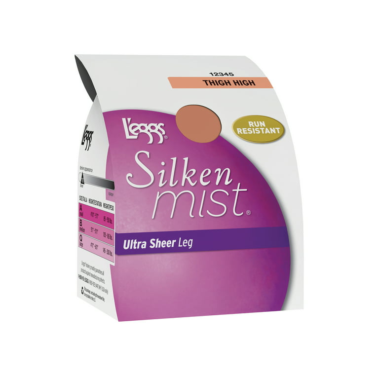 Leggs Silken Mist Run Resistant Thigh High, Style 20167 