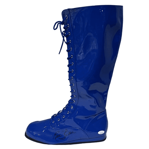 Ric Flair Signed Autographed Blue Boot JSA Authentication Left