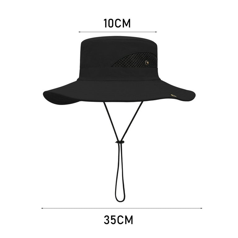 New Fashion Summer Bucket Hat Cowboy Men Outdoor Fishing Hiking Beach Hats  Mesh Breathable Anti UV Sun Women Mountaineering Cap Short Brim