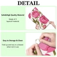 thumbnail image 5 of Microfibre Drying Mat for Kitchen Red Fresh Wild Peony Flower Dish Drying Drainer Mat Absorbent Pioneer Drying Mat Washing Up for Glass, Plate & Cup 16inch X 18inch, 5 of 7