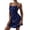 Blue-1, variant on Womens Chemise Nightgown Sleepwear Night Gown for Ladies Nighties Babydoll Lingerie Dress