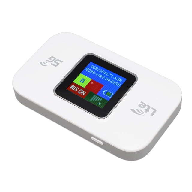 Módem 4G LTE WiFi, Enrutador 4G Portátil 300mbps admite B1 3 5 8 38 39 40 41 Cotón y juego para Tabletas para la Computeradora Portátil
