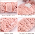 thumbnail image 3 of Paquete de 4 diademas de microfibra para maquillaje Facial, paño elástico para la cabeza para mujeres y niñas, lavado de cara, ducha, Yoga, deportes, 3 of 5