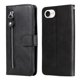 thumbnail image 1 of Estuche de Cuero PU con Cierre para iPhone 16e , Funda Protectora con Billetera y Correa, 1 of 5