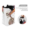 thumbnail image 3 of Yayeee Freestanding Laundry Hamper with Handle Collapsible Large Storage Basket for Clothes, Colorful Skeleton, 3 of 7