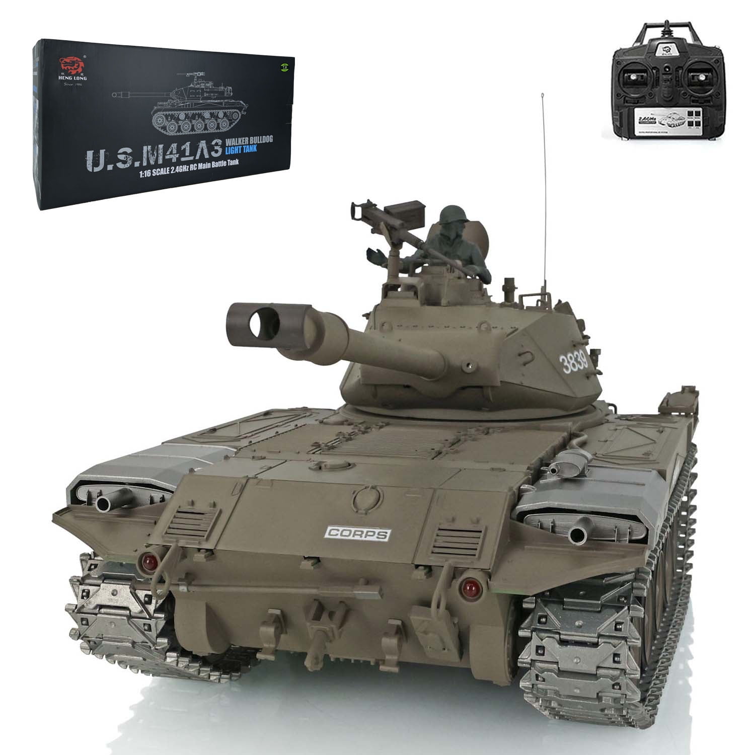 M1A2 ABRAMS RCバトルタンク + TIGER I ジャンク M1A2 ABRAMS RCバトルタンク + TIGER I ジャンク Henglong