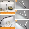 thumbnail image 4 of Double Head LED Desk Lamp Flexible Gooseneck Tube with Clip Fill Light 10-level Adjustable Eye Protection Table Lamp Light, 4 of 13