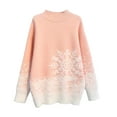 thumbnail image 2 of Aloohaidyvio Sweaters for Women,Womens Christmas Sweater Long Sleeved Round-Neck Solid Color Casual Pullover Top, 2 of 6