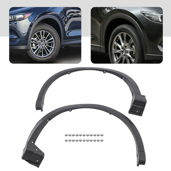 TFCFL For 2017-2021 Mazda CX-5 Front Fender Trim Molding Set Left & Right Side RH LH