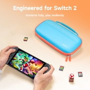 JSAUX Slim Carrying Case BG0119 for Nintendo Switch 2 2025 Hard Shell Black