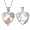 Customize, variant on Pet Ashes Necklace for Dog Engravable Pet Cremation Urn Necklace for Ashes Cremation Necklace for Pet Ashes Stainless Steel Ash Necklace Memorial Ash Holder