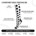 thumbnail image 3 of Lsque Soccer Ball Pattern Sport Compression Socks for Men & Women 15-20 mmHg Knee High Nurse Pregnant Running Medical and Travel Athletic, 3 of 6