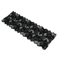 thumbnail image 1 of Cinta de encaje DIY red de algodón 16,5 cm de ancho 10 yardas exquisito adorno de encaje para cortina ropa mantel decoración de regalo negro, 1 of 12
