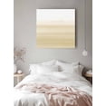 thumbnail image 6 of Beige White Gradient Canvas Wall Art, Abstract Ombre Texture Modern Art Framed Wall Decor Modern Artwork Prints Painting for Living Room, Bedroom, Kitchen & Cafe Decor 16x16 Inch, 6 of 9