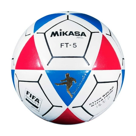Mikasa FT5 Goal Master Soccer Ball White/Blue/Red Size 5