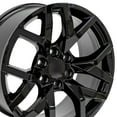 thumbnail image 5 of OE Wheels CV66 20 Inch Rims Fit Suburban 1500 Z71 Style 6x139.7 20x9 Gloss Black - Hollander 14076 (Set of 4), 5 of 5