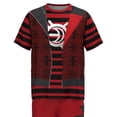 thumbnail image 7 of Red Black Anime Cosplay Costume Sets - for Gaming Conventions & Theatrical Halloween Dress Up, 7 of 7