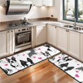 thumbnail image 3 of Kitchen Rugs Sets Of 2,Pug and Love Heart Anti Fatigue Kitchen Mat Rugs Non Slip Washable,Decorative Kitchen Floor Mats for Kitchen,Sink,Laundry,17"x47"+17"x47", 3 of 5