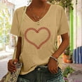 thumbnail image 5 of Birdeem T-Shirt Sans Manches à Col en V pour Femmes, Mode Décontractée, Imprimé, Chandail, 5 of 5