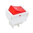 thumbnail image 2 of RED Rocker Switch REPLACEMENT Single Throw Square 16A 240V 20A 125V 4 Pin, 2 of 3