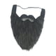 thumbnail image 3 of Barba de Papá Noel de Navidad, barba falsa, accesorios de espectáculo, barba de franela, Facial falso, vestido elegante para actuación, Navidad, Negro, 3 of 8