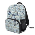 thumbnail image 2 of Pzuqiu Blue Camo Bow Kids Backpack 17 Inch Large Capacity School Backpacks with Adjustable Padded Straps Back to School Backpack Lightweight Breathable Schoolbag for Boys Girls Ages 6-18, 2 of 7