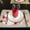 B, variante sur TIMIFIS Napperons Père Noël Bonhomme de Neige Broderie Napperon Poupée Tapis d'Isolation Napperons
