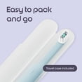 thumbnail image 6 of quip Ultra Lite Sonic Toothbrush Timed Electric Toothbrush with Case 15x More Plaque Removal EasyClick Brush Pod 3 Intensities 30 Day Battery Life Charge Air, 6 of 9