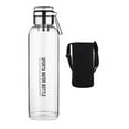 thumbnail image 4 of Sylvtty Glass Water Bottle Transparent Leakproof Drinkware Tea Juice Cup Outdoor Water Bottle Portable with Sealing Ring And Heat-Insulated Cover, 4 of 7
