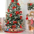 thumbnail image 4 of FMSHPON Merry Christmas Xmas Christmas Tree Skirt Stand Mat for Holiday Party Decoration Indoor Outdoor 36 inches, 4 of 6