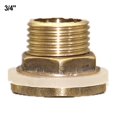 thumbnail image 2 of 2x 1/2 or 3/4 Brass Water Tank Connector Rain Bucket Hose Adapter, 2 of 5