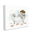 thumbnail image 4 of Stupell Industries Cowboy Manatee in Tub Animals & Insects Painting Gallery Wrapped Canvas Art Print Wall Art, 48 x 36, 4 of 8