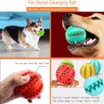 thumbnail image 2 of Bolas de goma interactivas para perros, juguetes para masticar para cachorros, Bola de Limpieza de dientes para mascotas, alimentador de comida para mascotas, juguete de bolas de silicona, 2 of 5